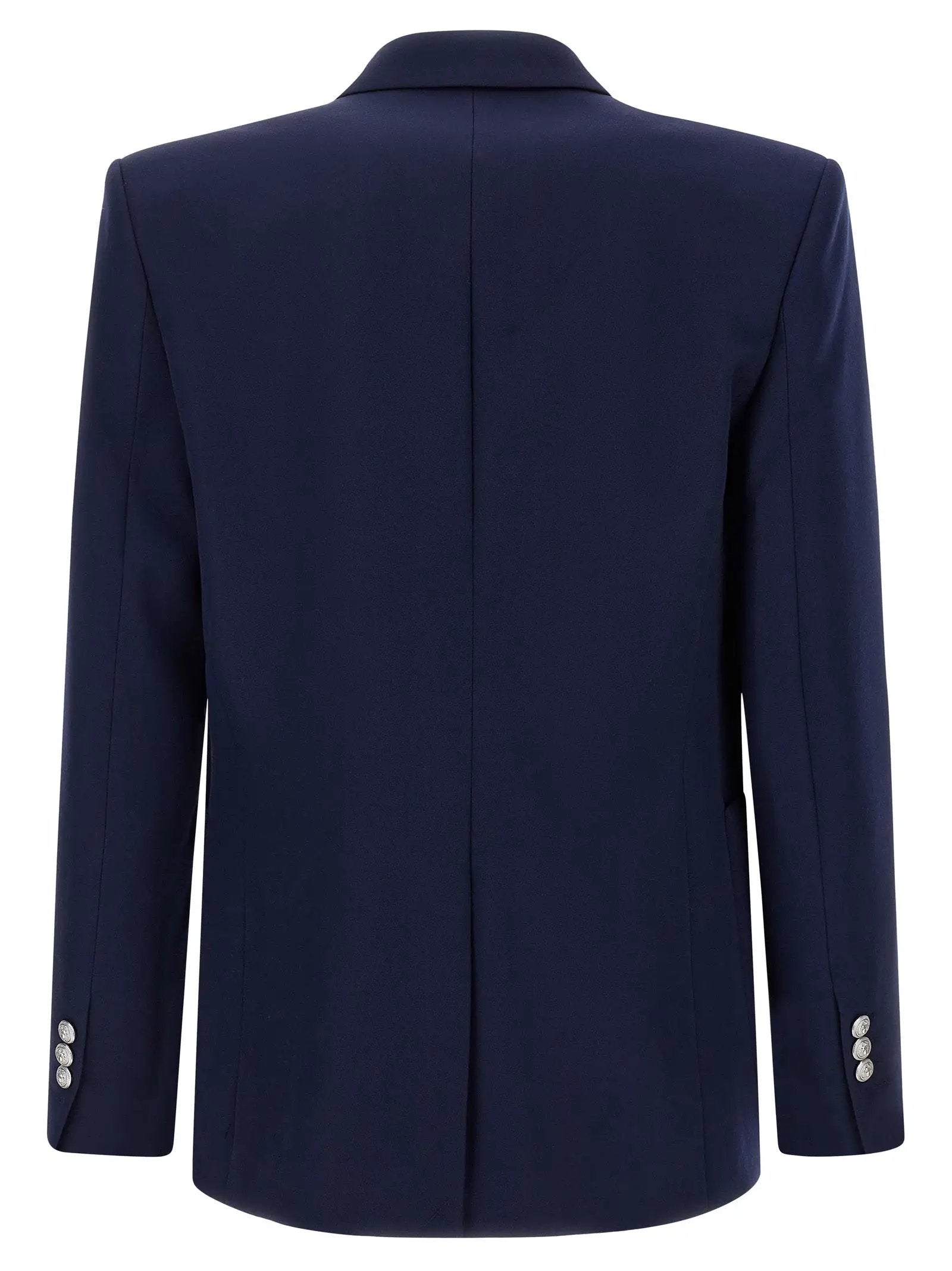 Balmain Blue Virgin Wool Blazer