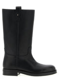 Church's Black Calfskin Over The Knee