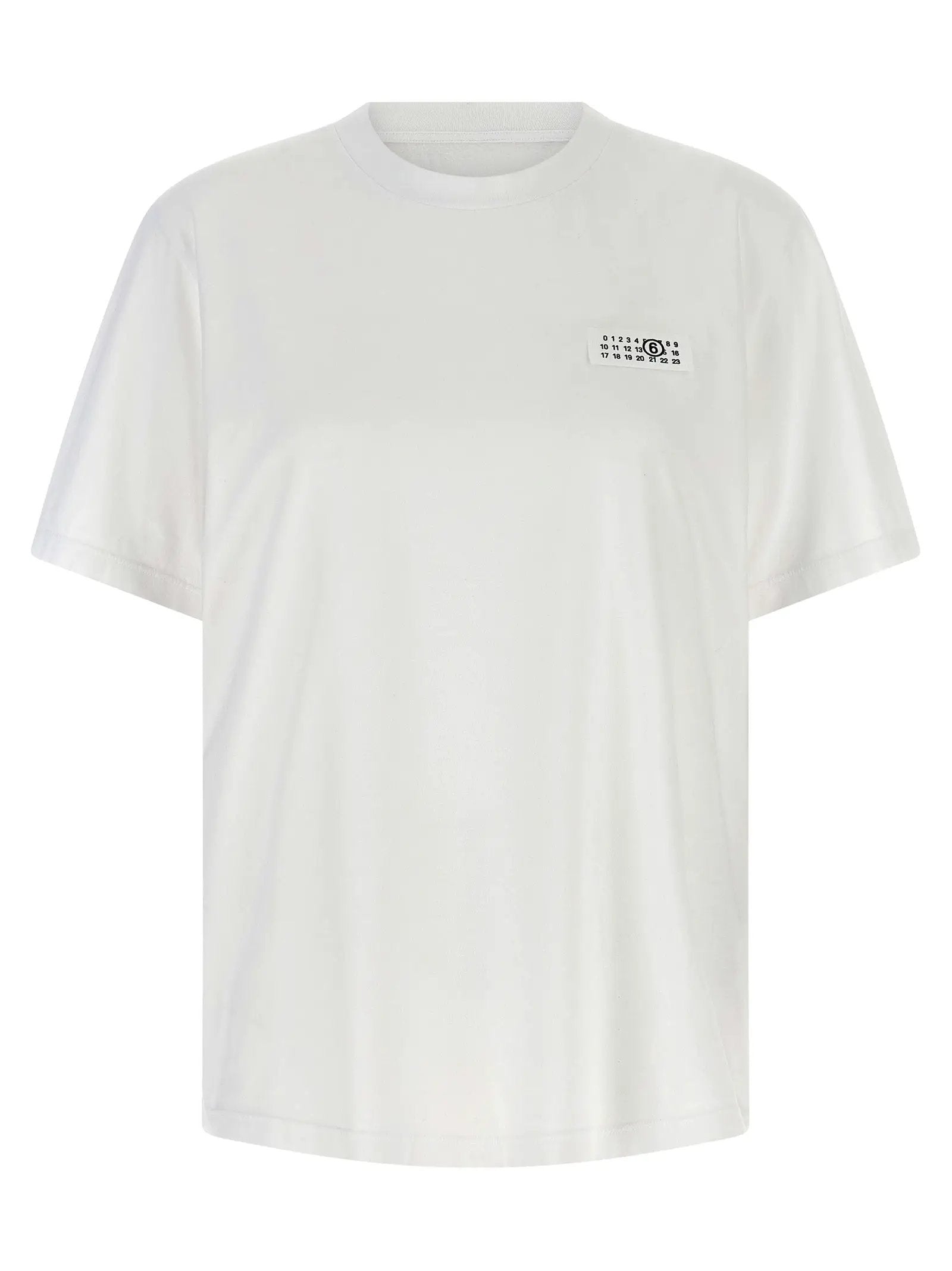 MM6 Maison Margiela White Cotton T-Shirt