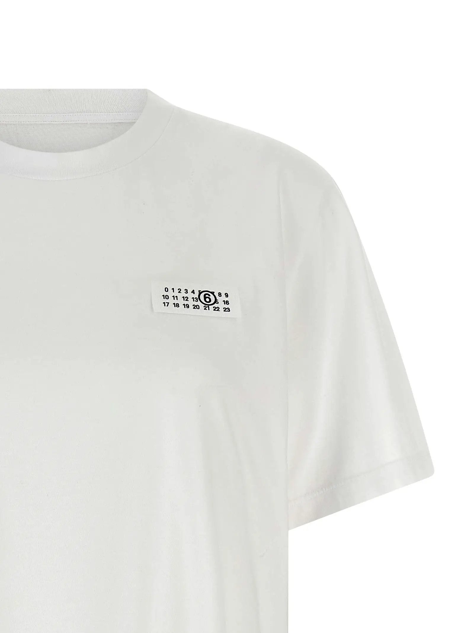 MM6 Maison Margiela White Cotton T-Shirt