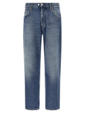 Department 5 Blue Cotton Straight-Leg Jeans
