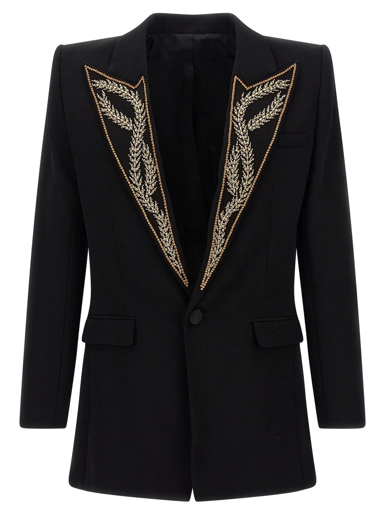 Balmain Black Viscose Blazer