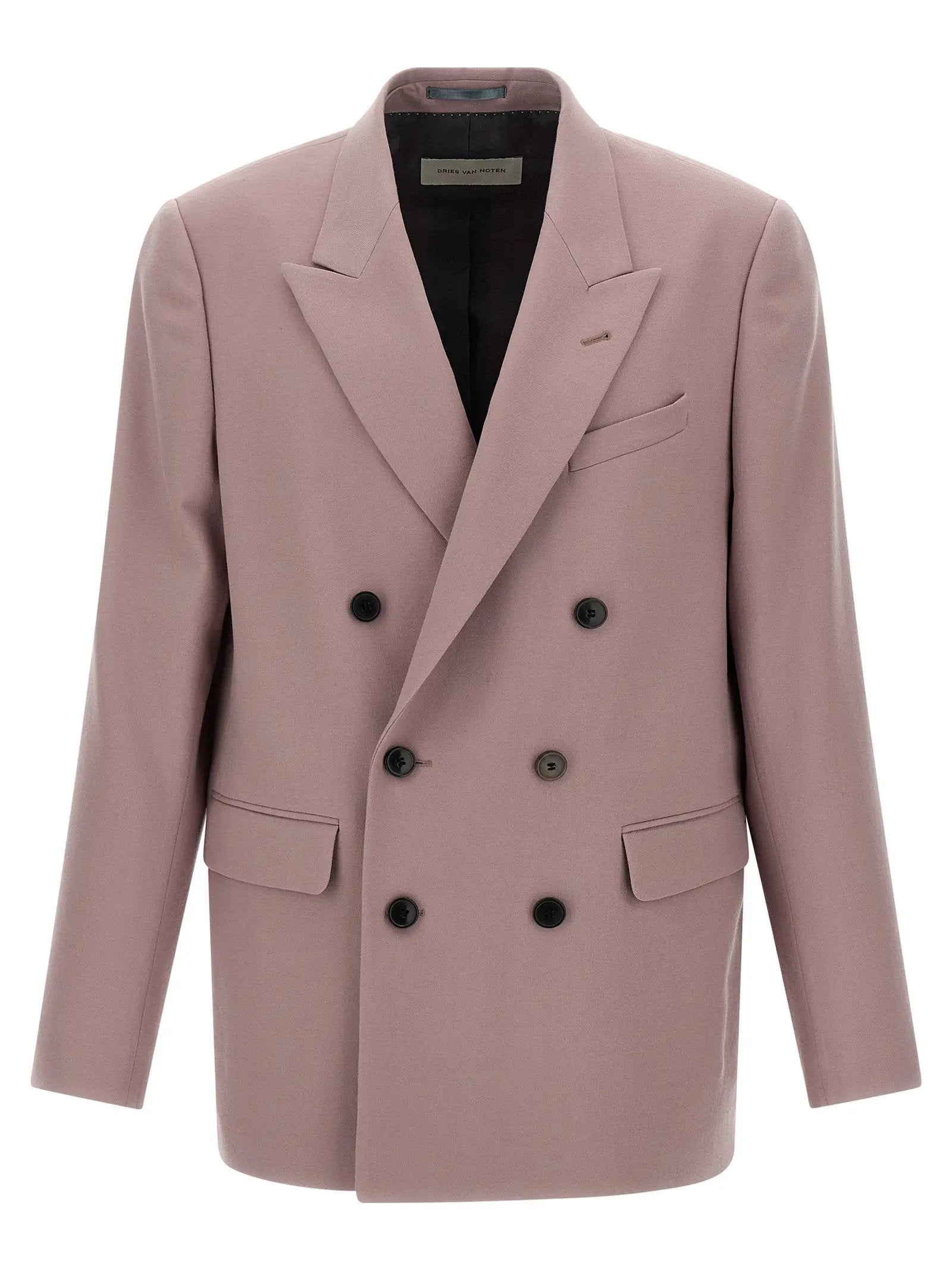 Dries Van Noten Purple Wool Blazer