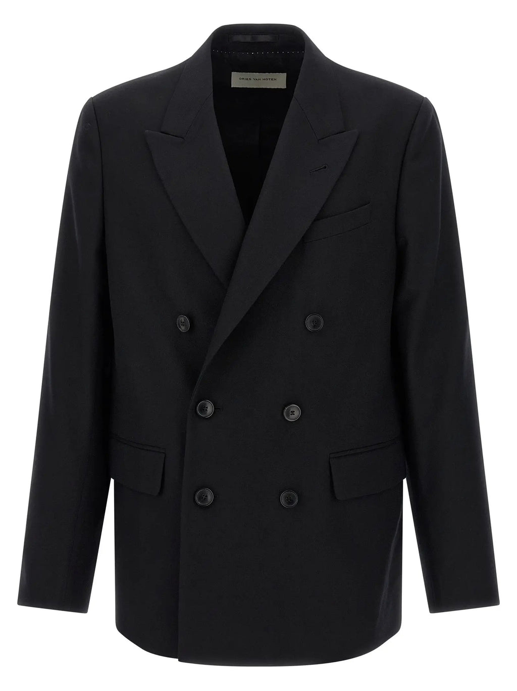 Dries Van Noten Black Wool Blazer