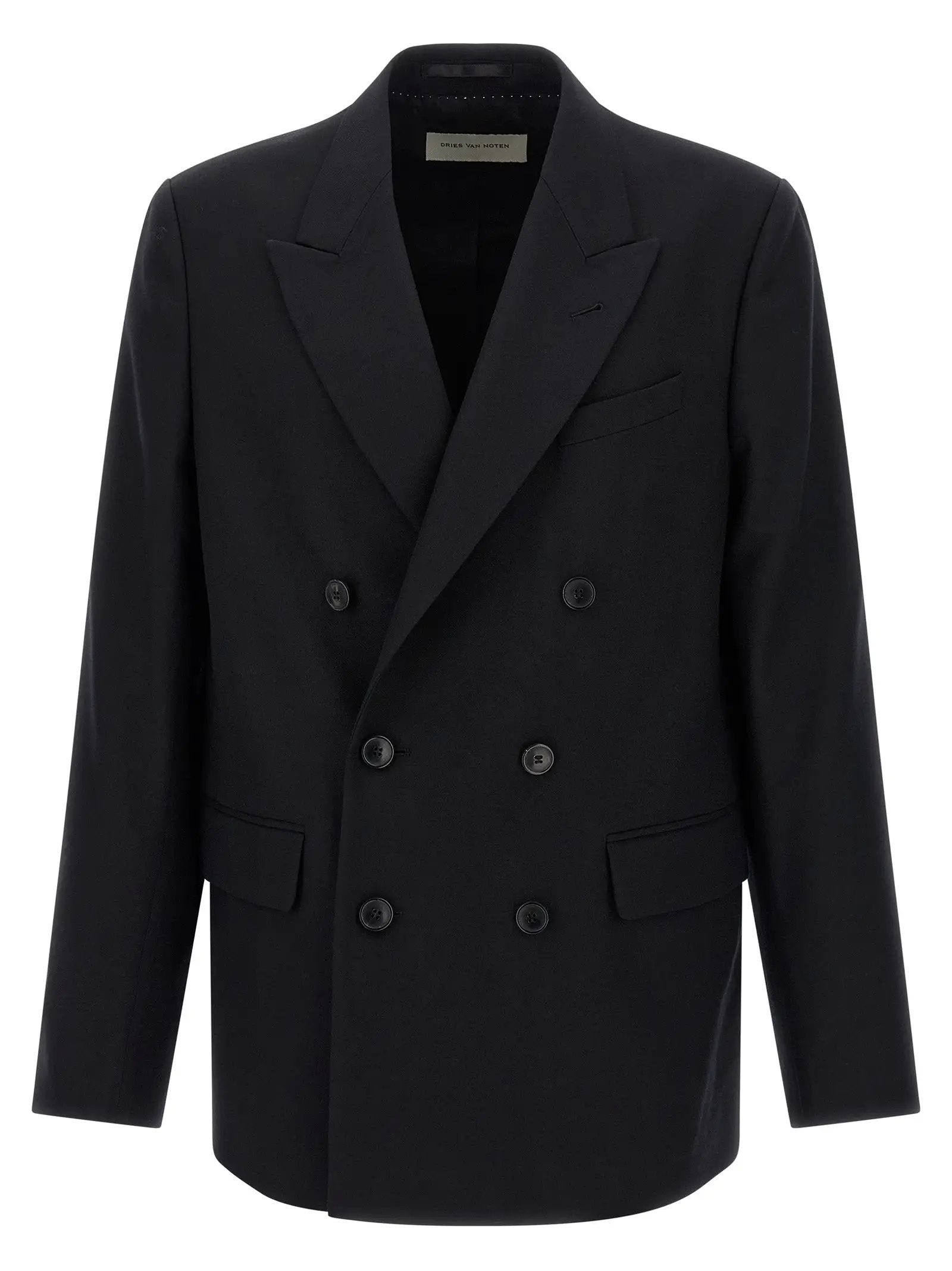 Dries Van Noten Black Wool Blazer