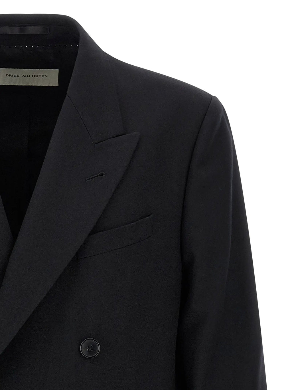 Dries Van Noten Black Wool Blazer