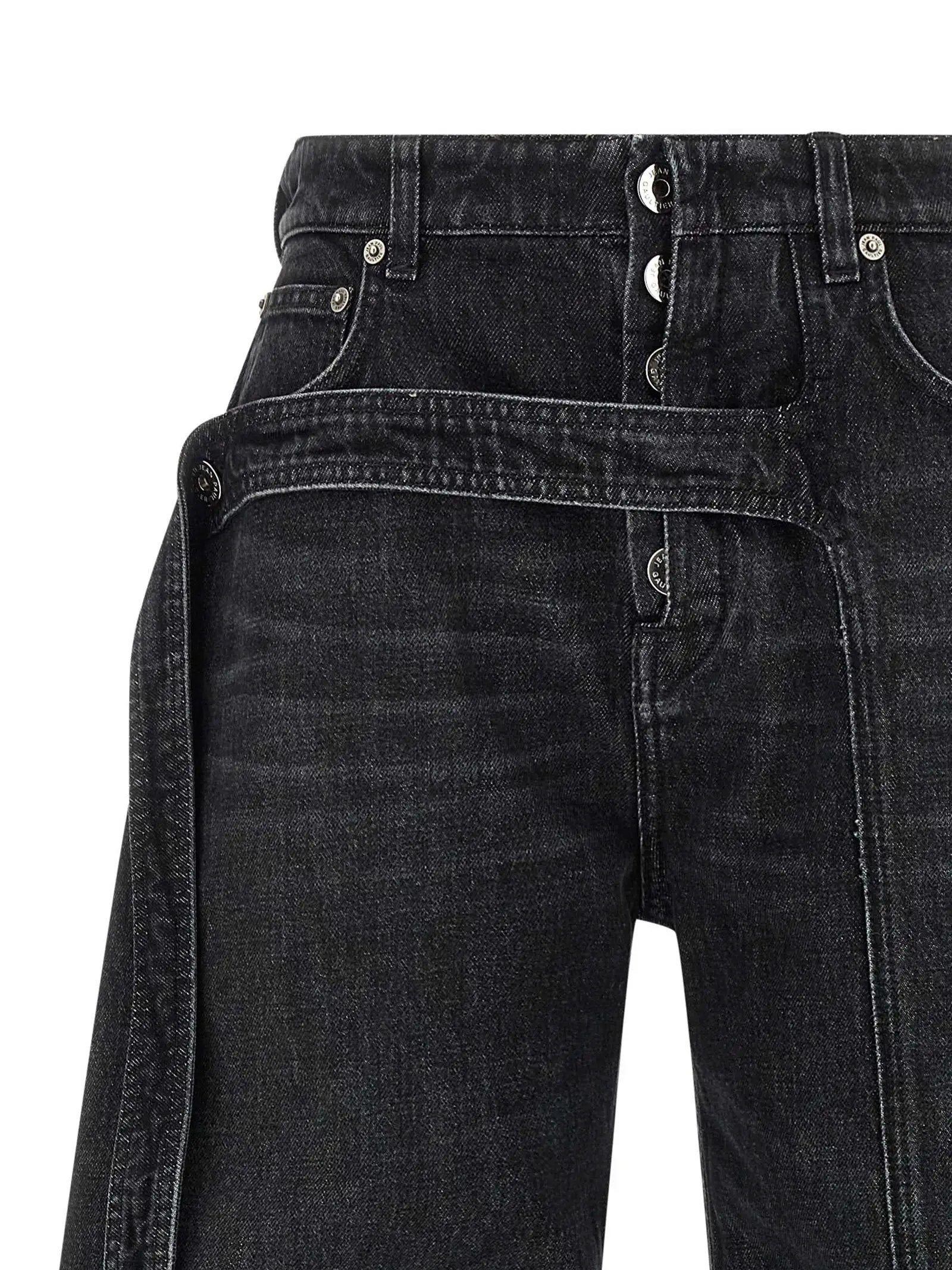 Jean Paul Gaultier Jean Paul Gaultier Black Cotton Jeans Denim