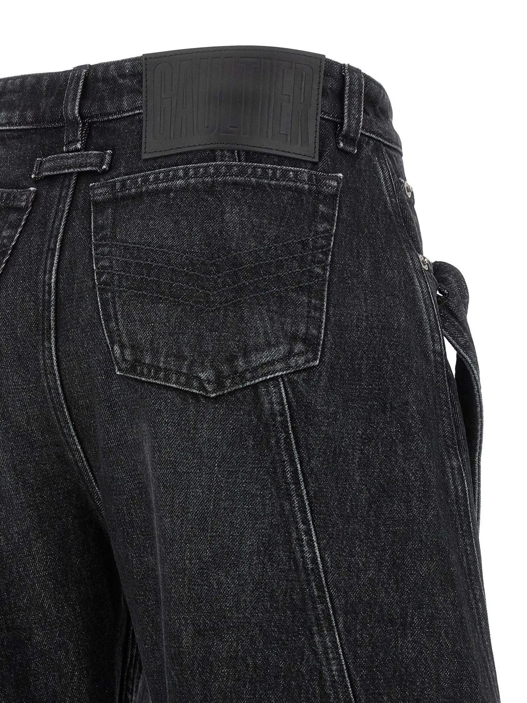 Jean Paul Gaultier Jean Paul Gaultier Black Cotton Jeans Denim