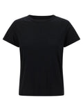 Mother Denim Black Cotton T-Shirt