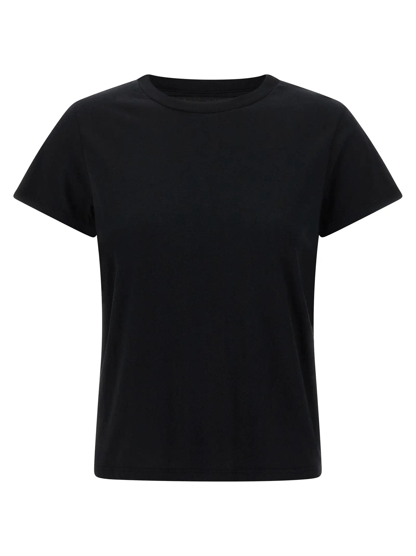 Mother Denim Black Cotton T-Shirt