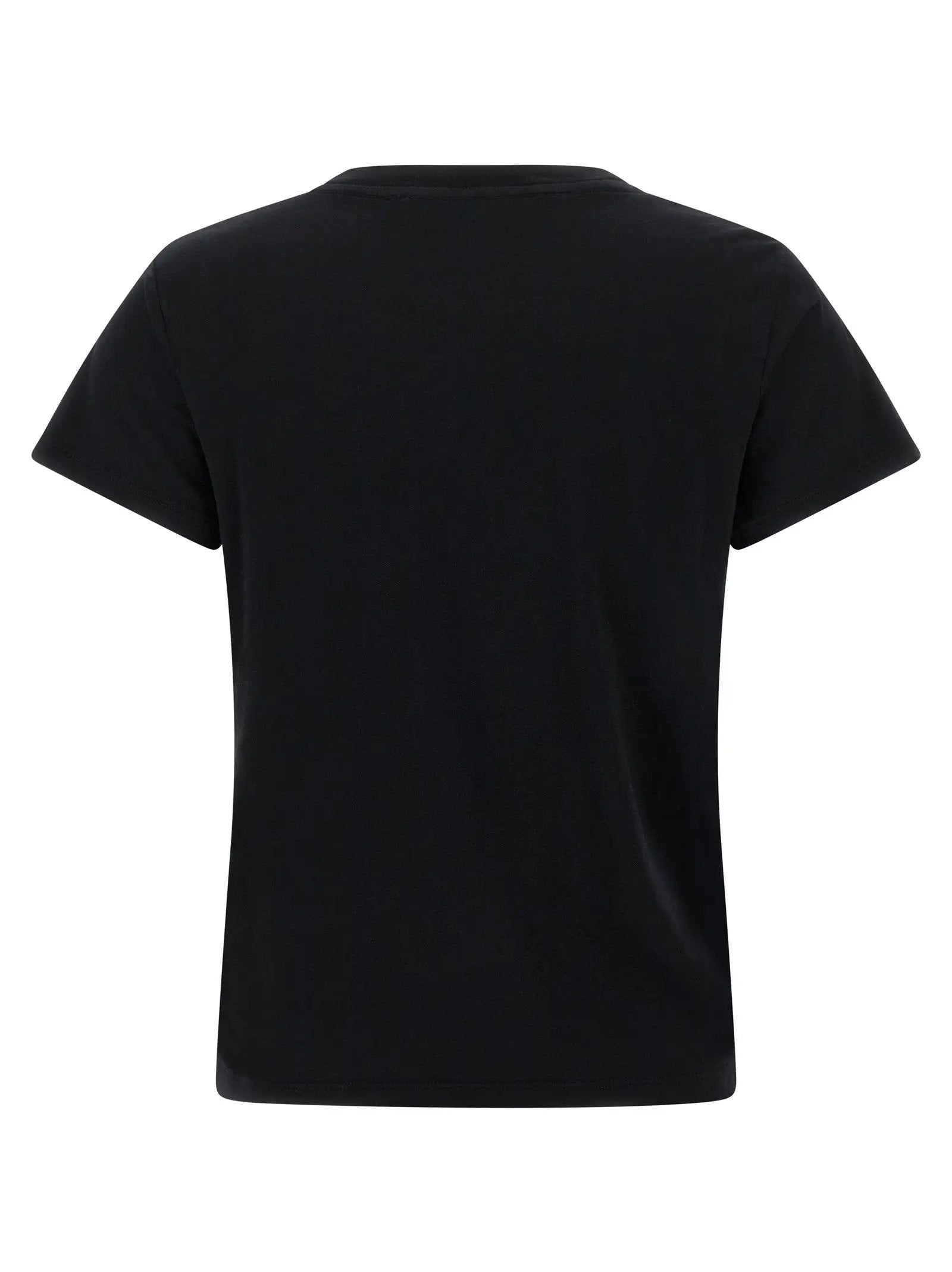 Mother Denim Black Cotton T-Shirt