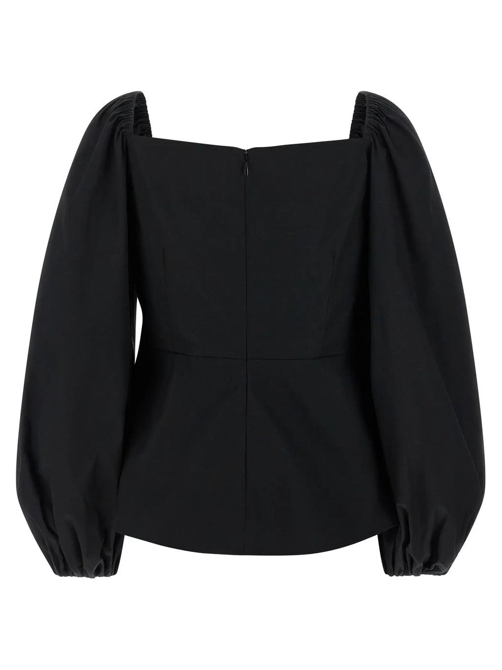 Carolina Herrera Black Cotton Tank Tops