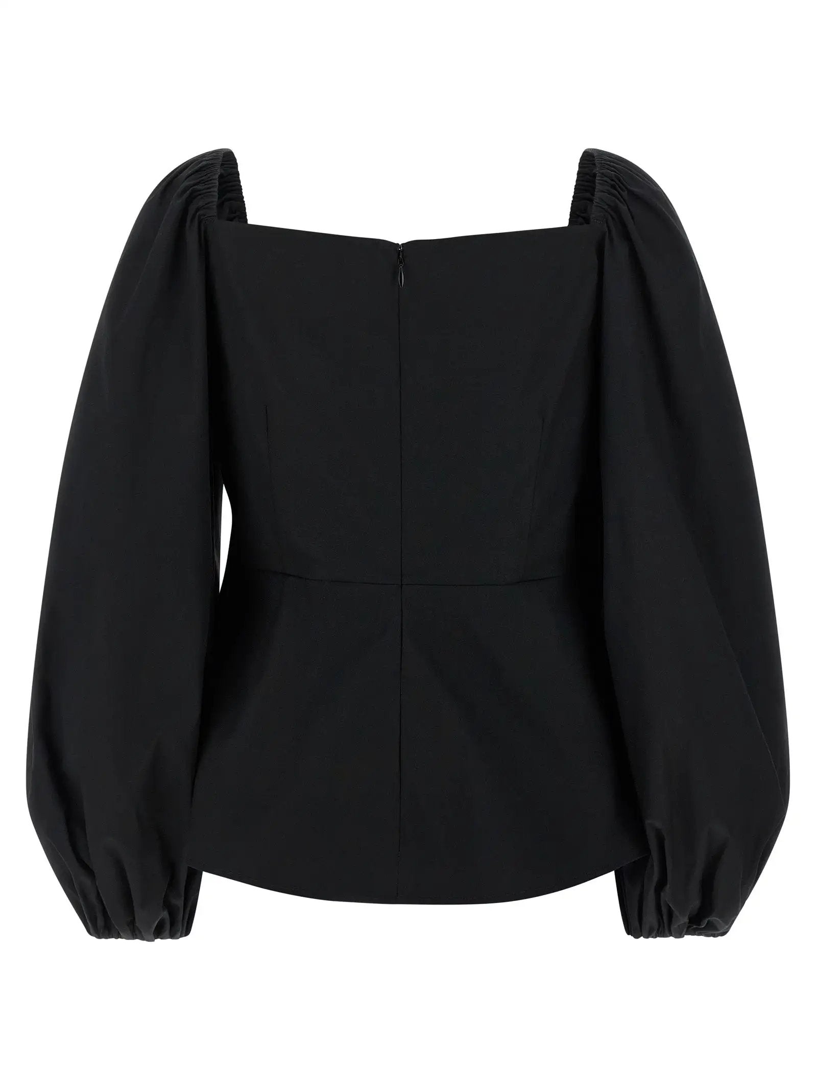 Carolina Herrera Black Cotton Tank Tops