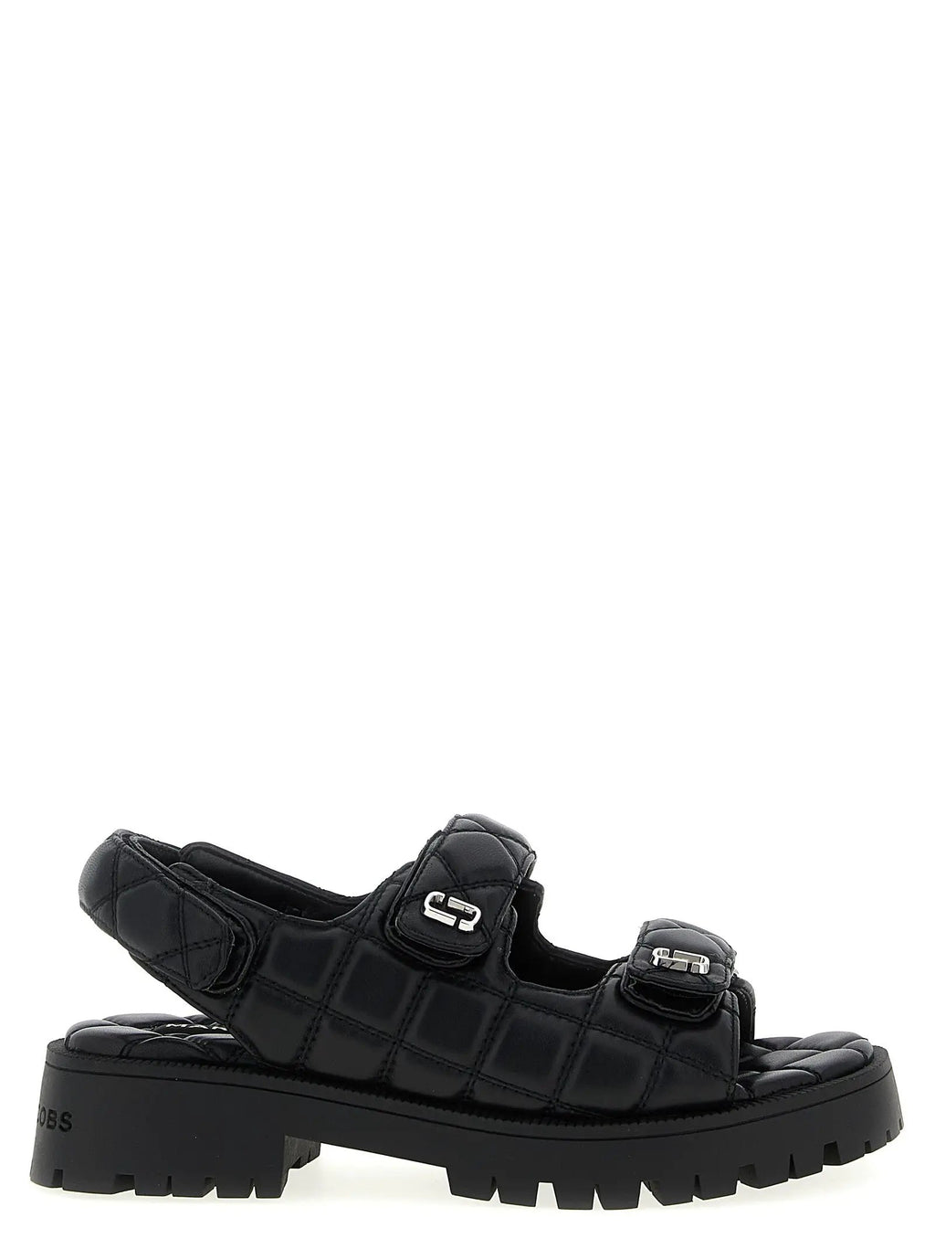 Marc Jacobs Black Lamb Leather Mid Heel Pumps