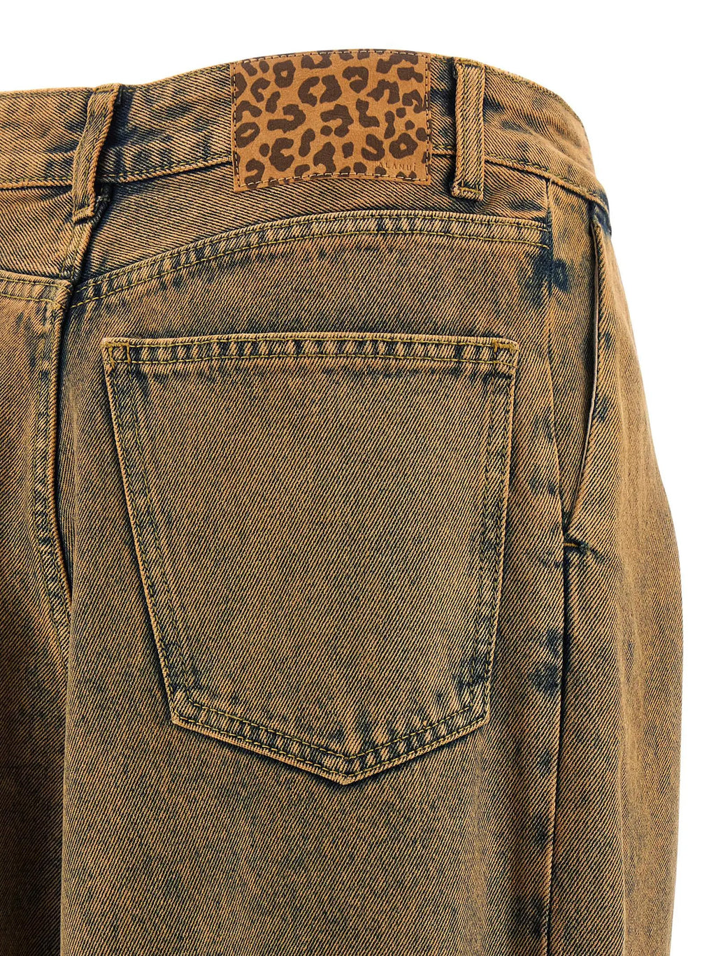Alanui Brown Cotton Jeans Denim