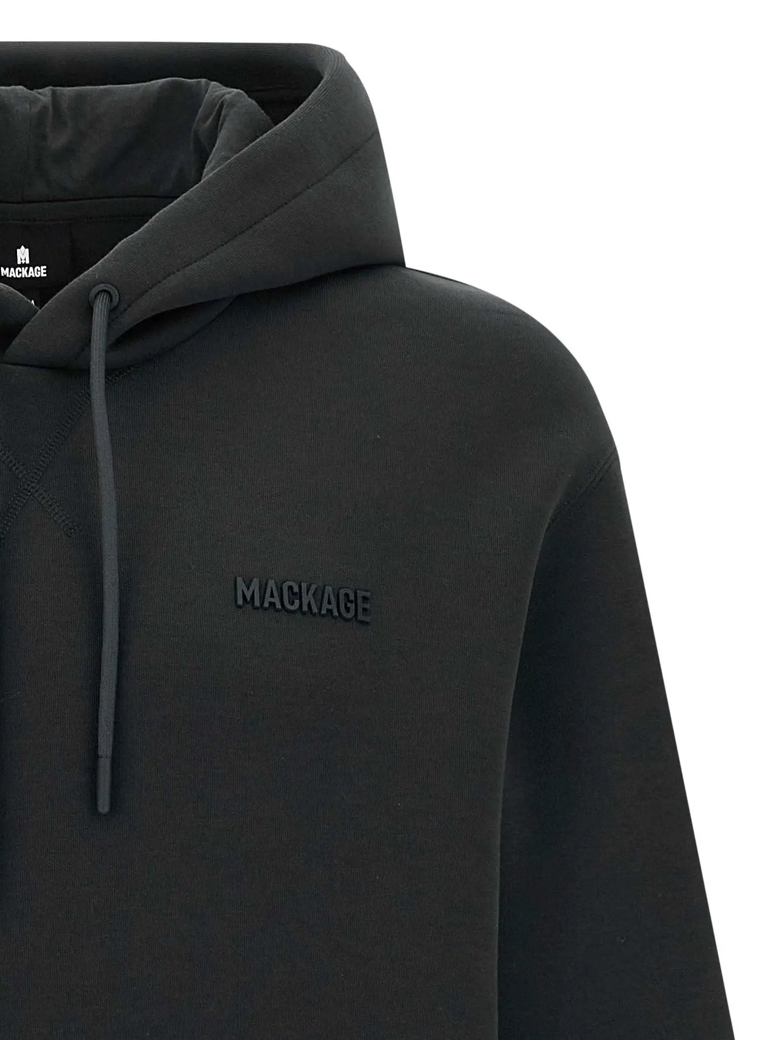 Mackage Black Cotton Sweatshirt