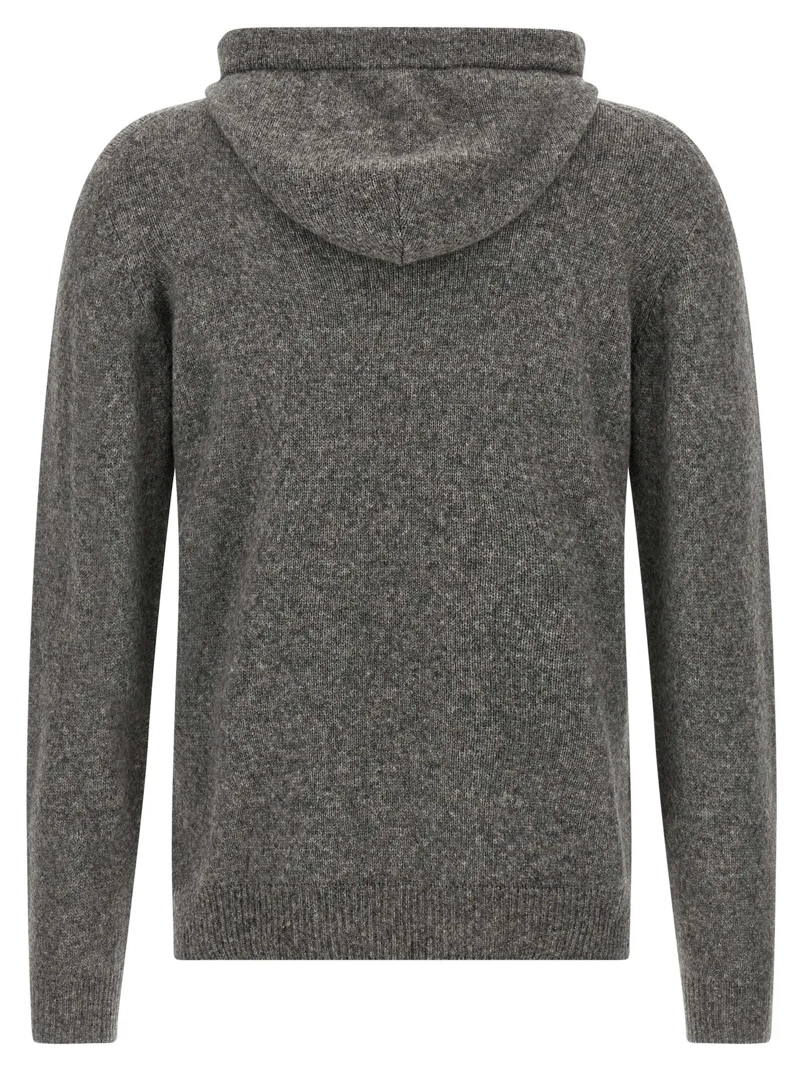Roberto Collina Gray Virgin Wool Cardigan