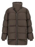 Rick Owens Brown Nylon Full-Length Jacket