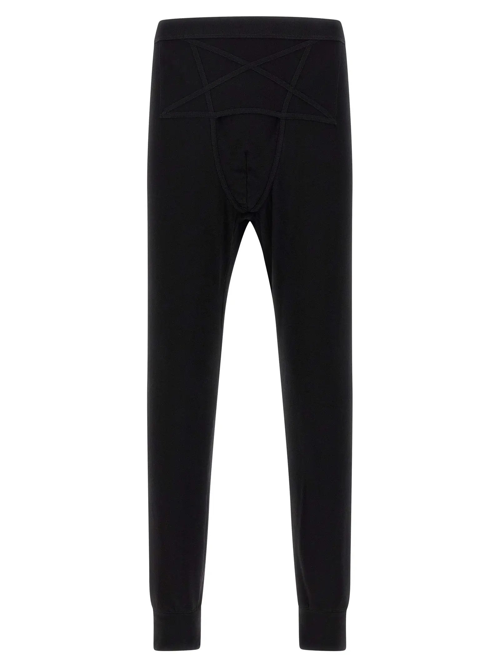 Rick Owens Black Wool Leggings