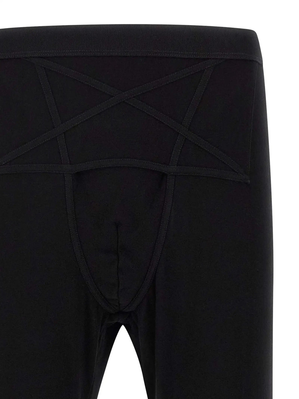 Rick Owens Black Wool Leggings