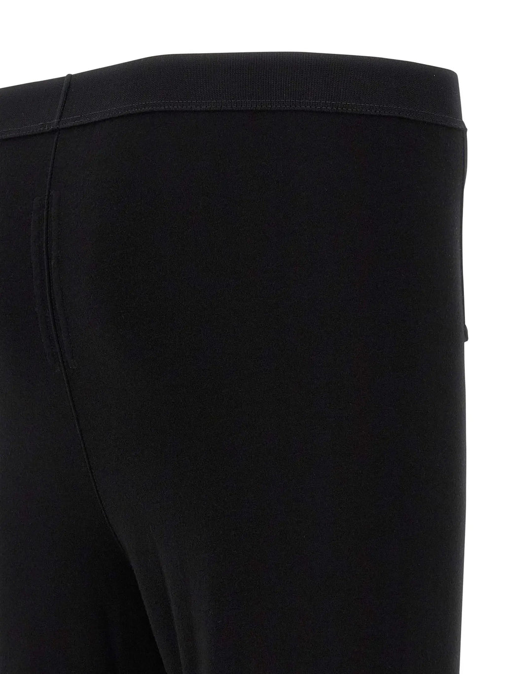 Rick Owens Black Wool Leggings