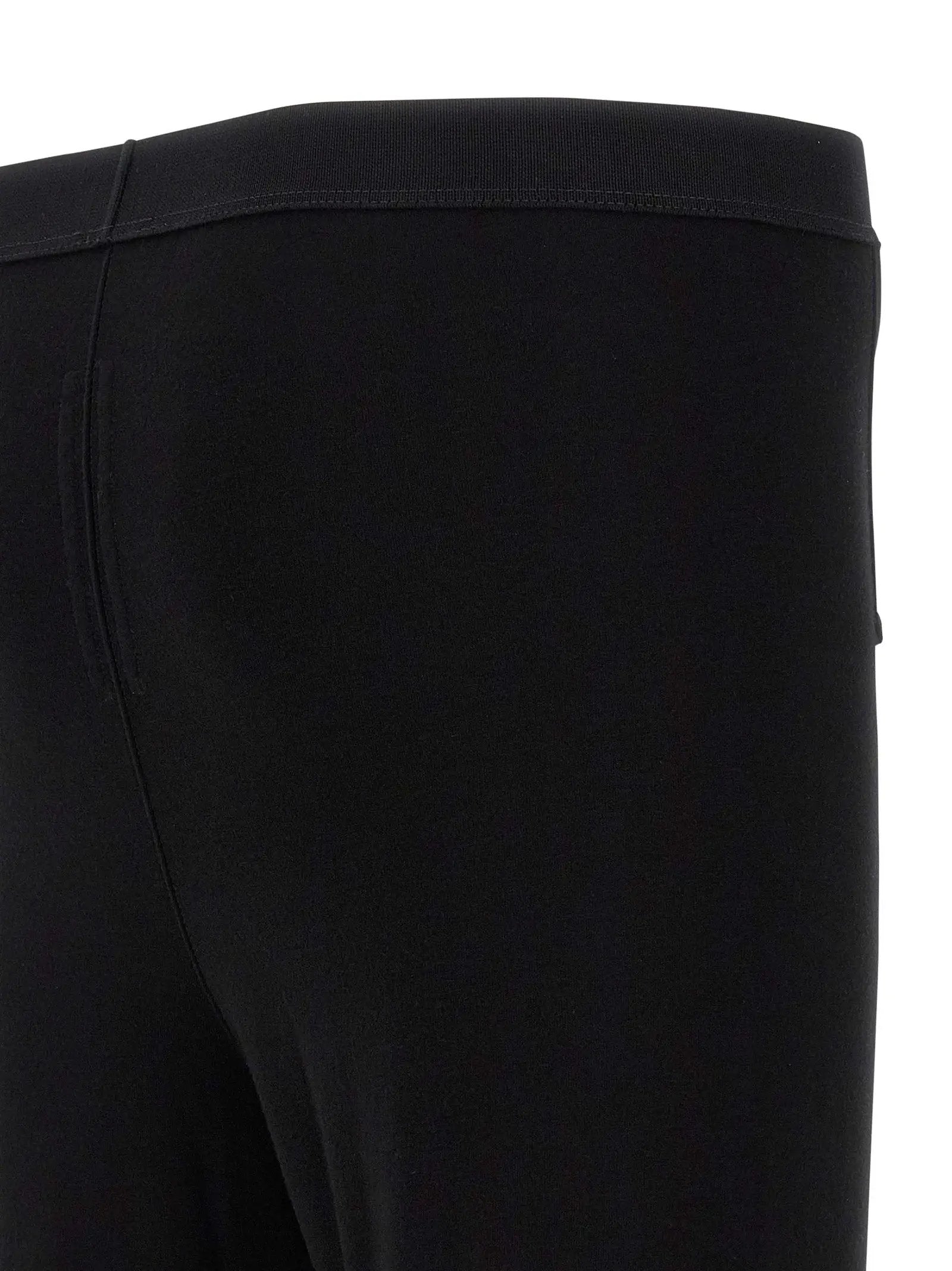 Rick Owens Black Wool Leggings