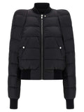 Rick Owens Black Nylon Bomber