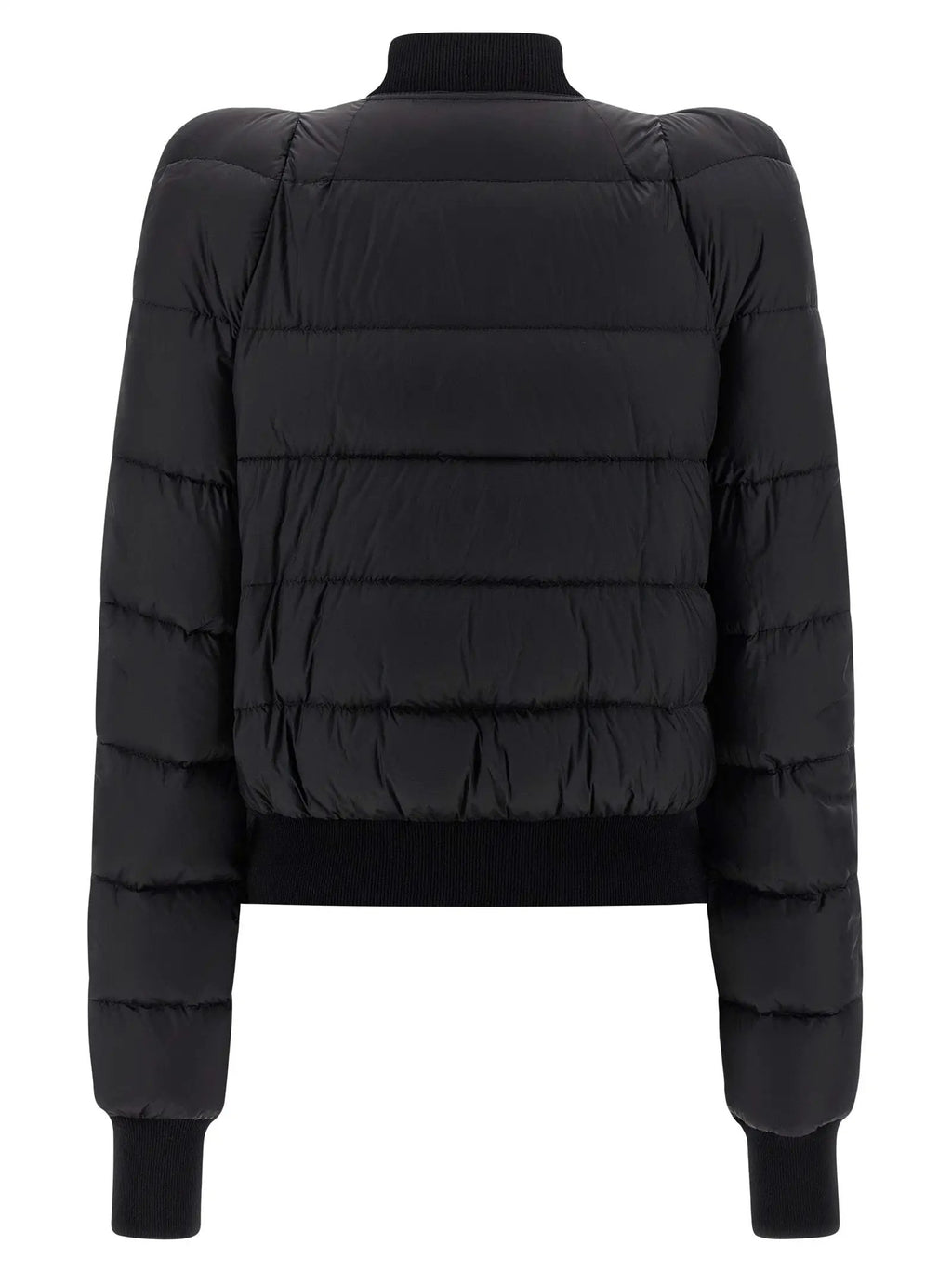 Rick Owens Black Nylon Bomber