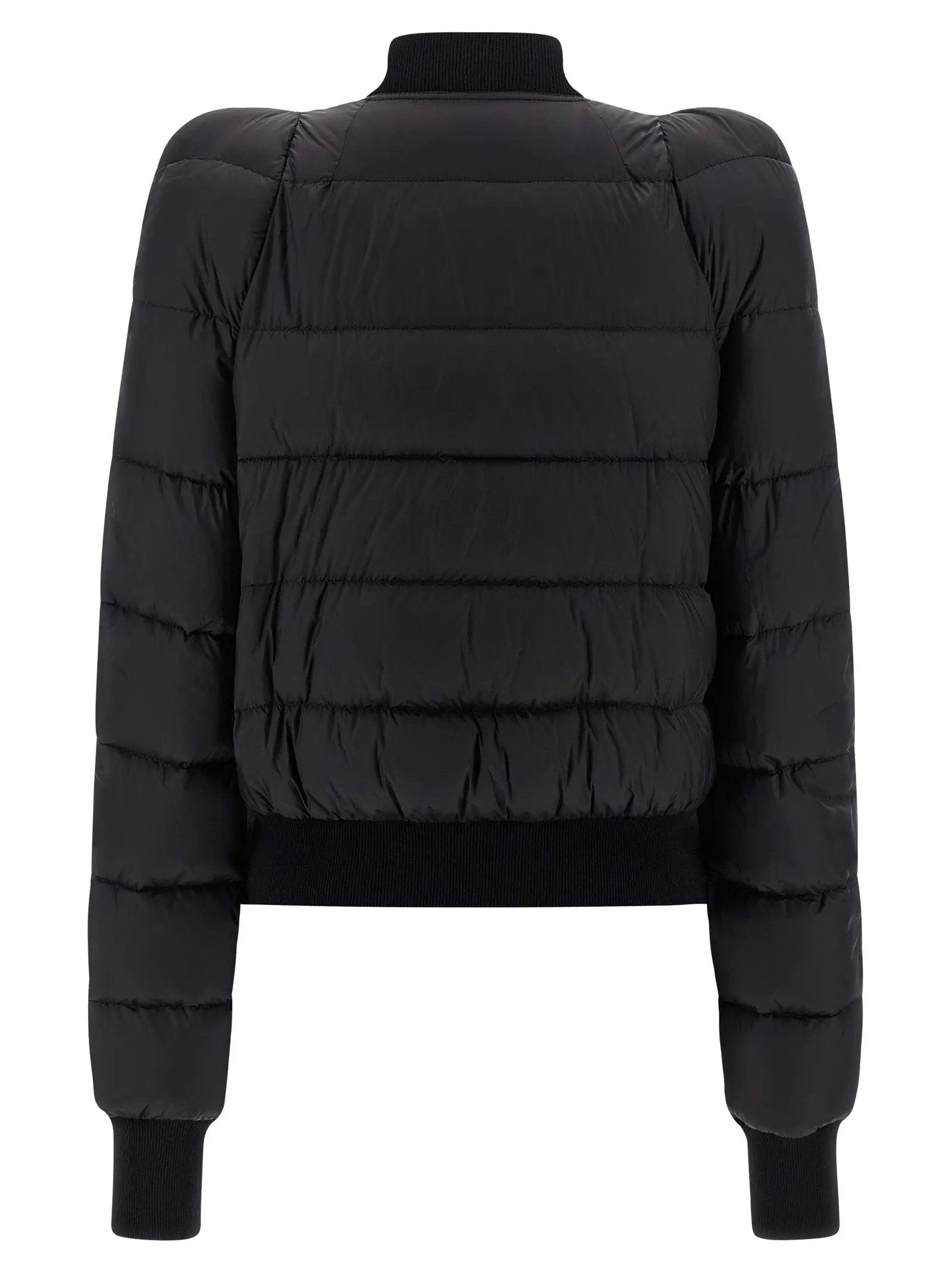 Rick Owens Black Nylon Bomber