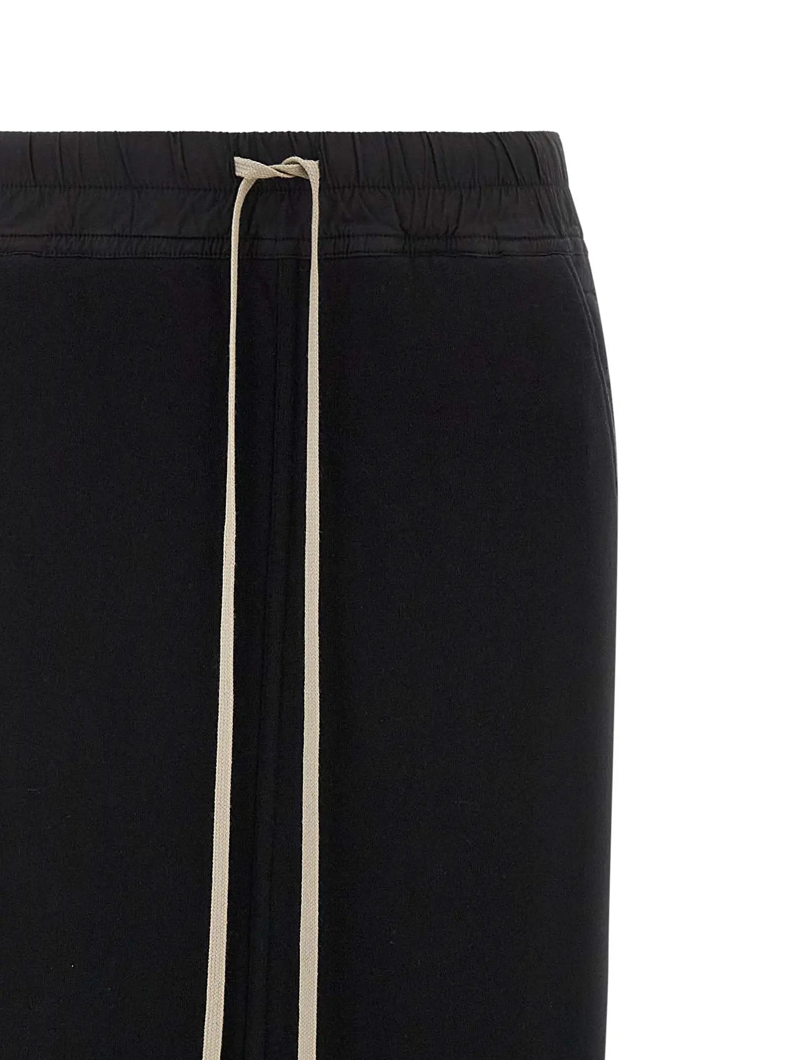 DRKSHDW Black Cotton Mini Skirt
