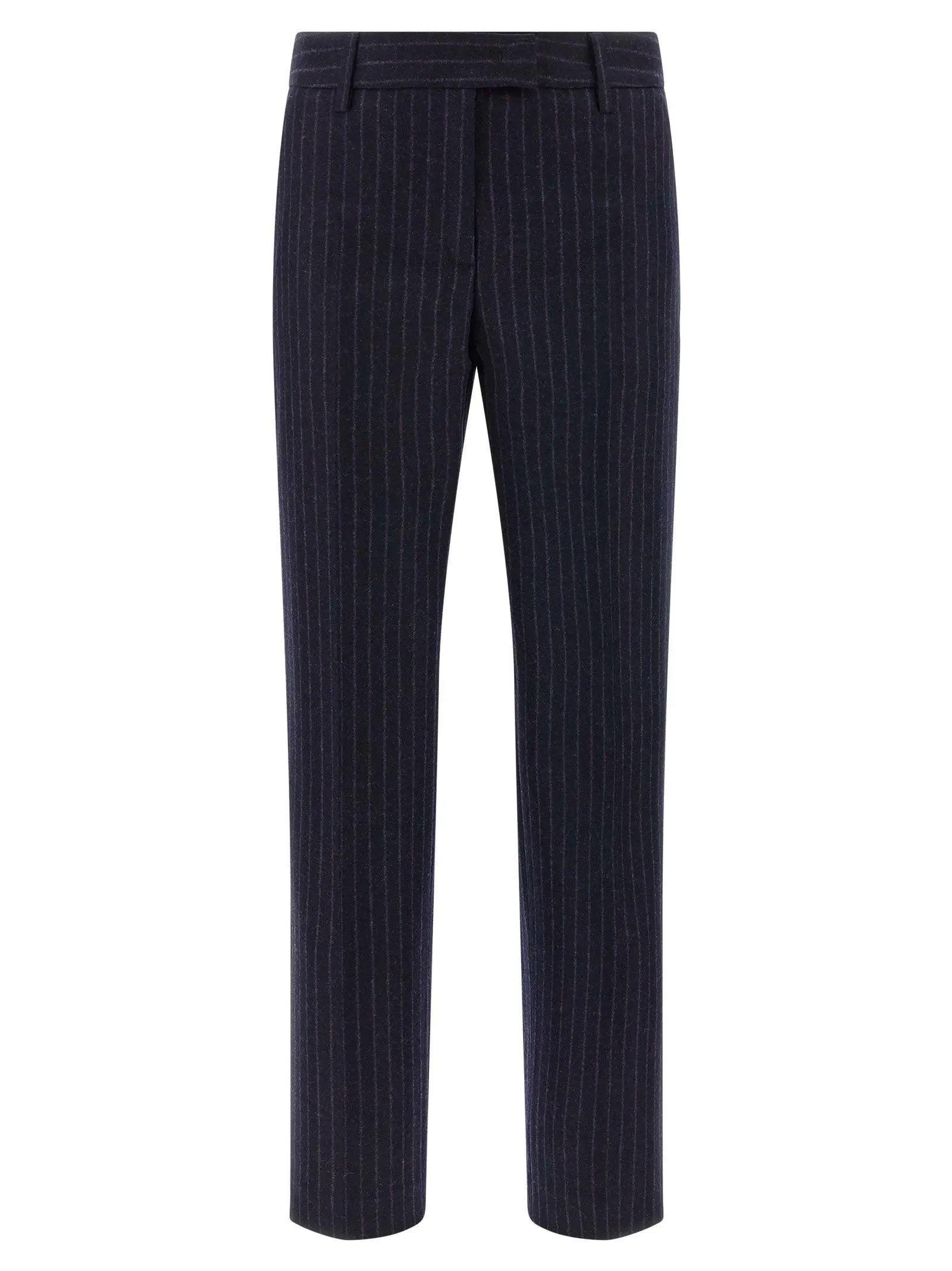 Alberto Biani Alberto Biani Blue Virgin Wool Dress Pants