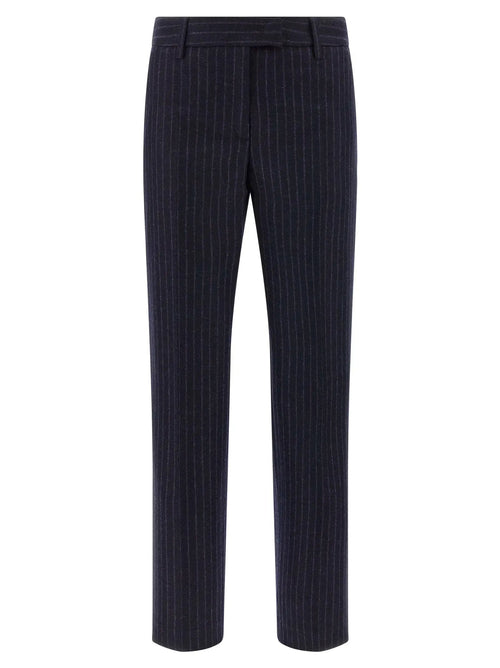 Alberto Biani Alberto Biani Blue Virgin Wool Dress Pants