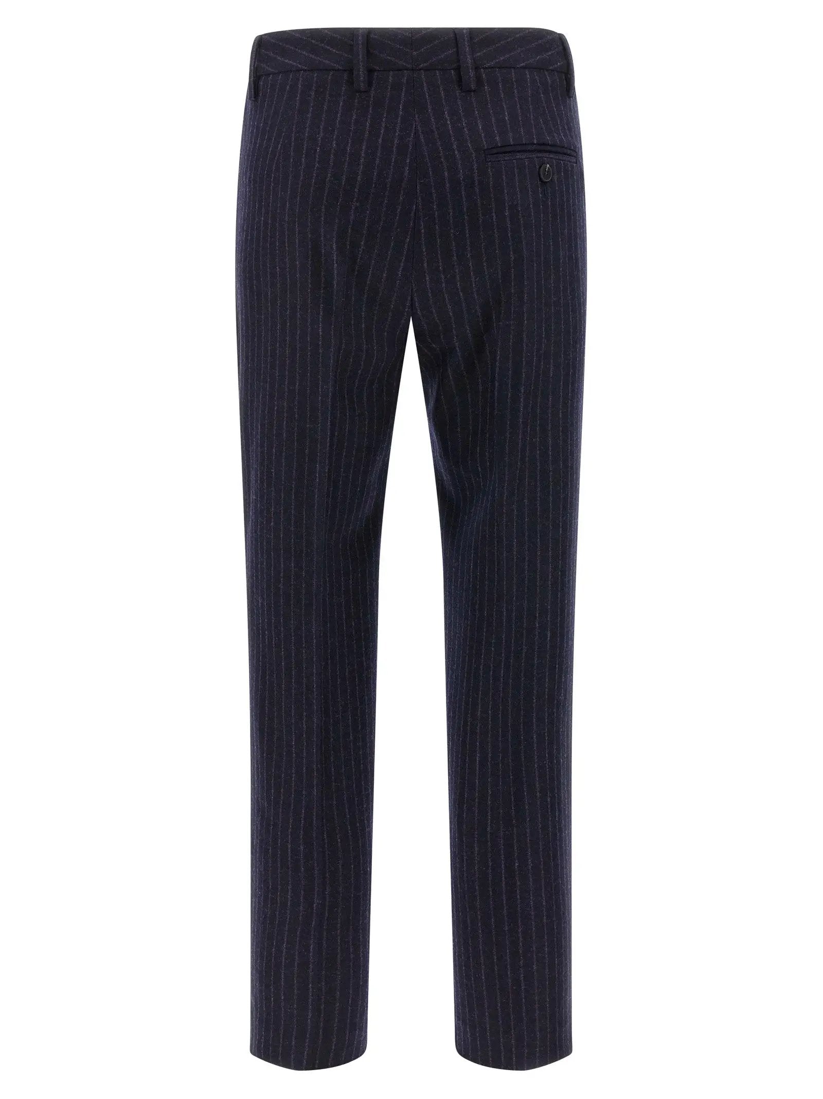 Alberto Biani Alberto Biani Blue Virgin Wool Dress Pants