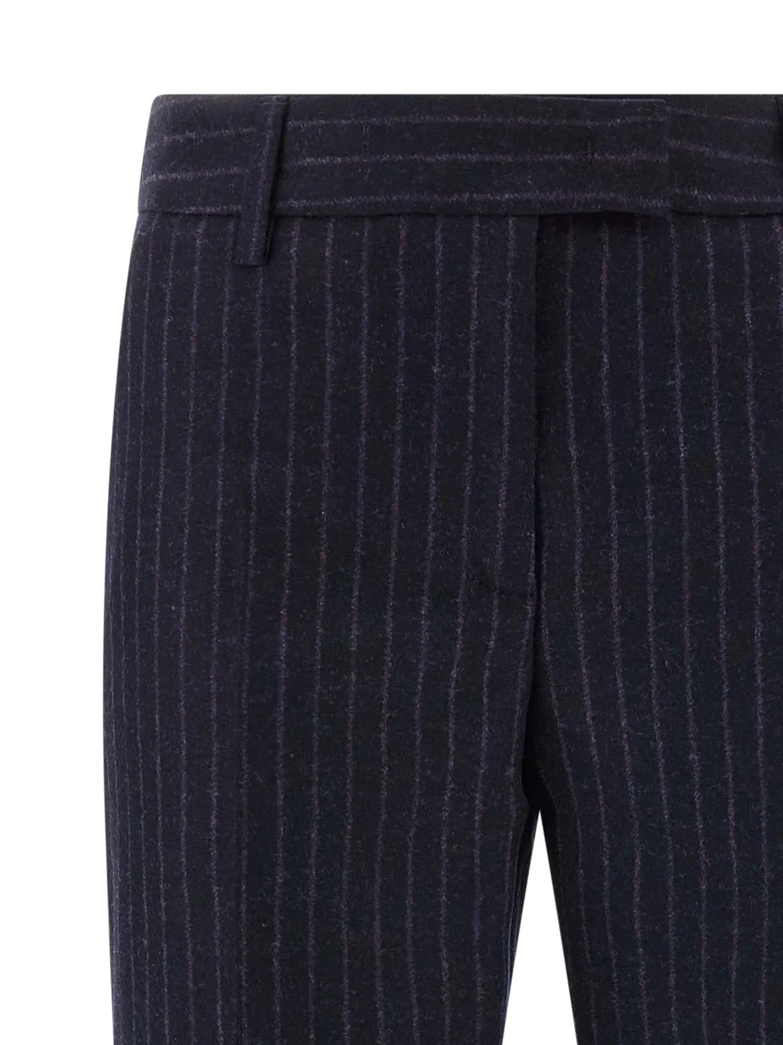 Alberto Biani Alberto Biani Blue Virgin Wool Dress Pants