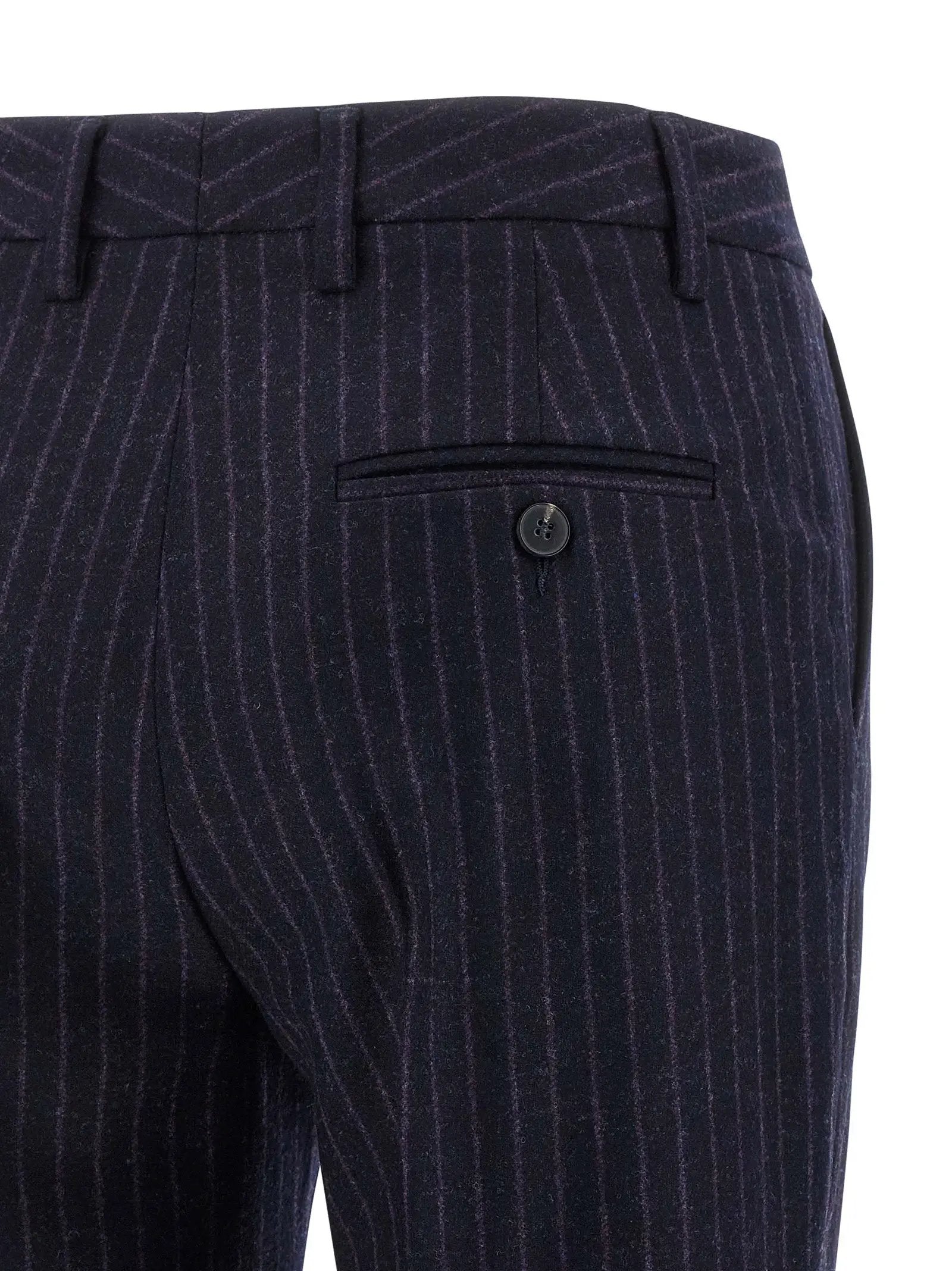 Alberto Biani Alberto Biani Blue Virgin Wool Dress Pants