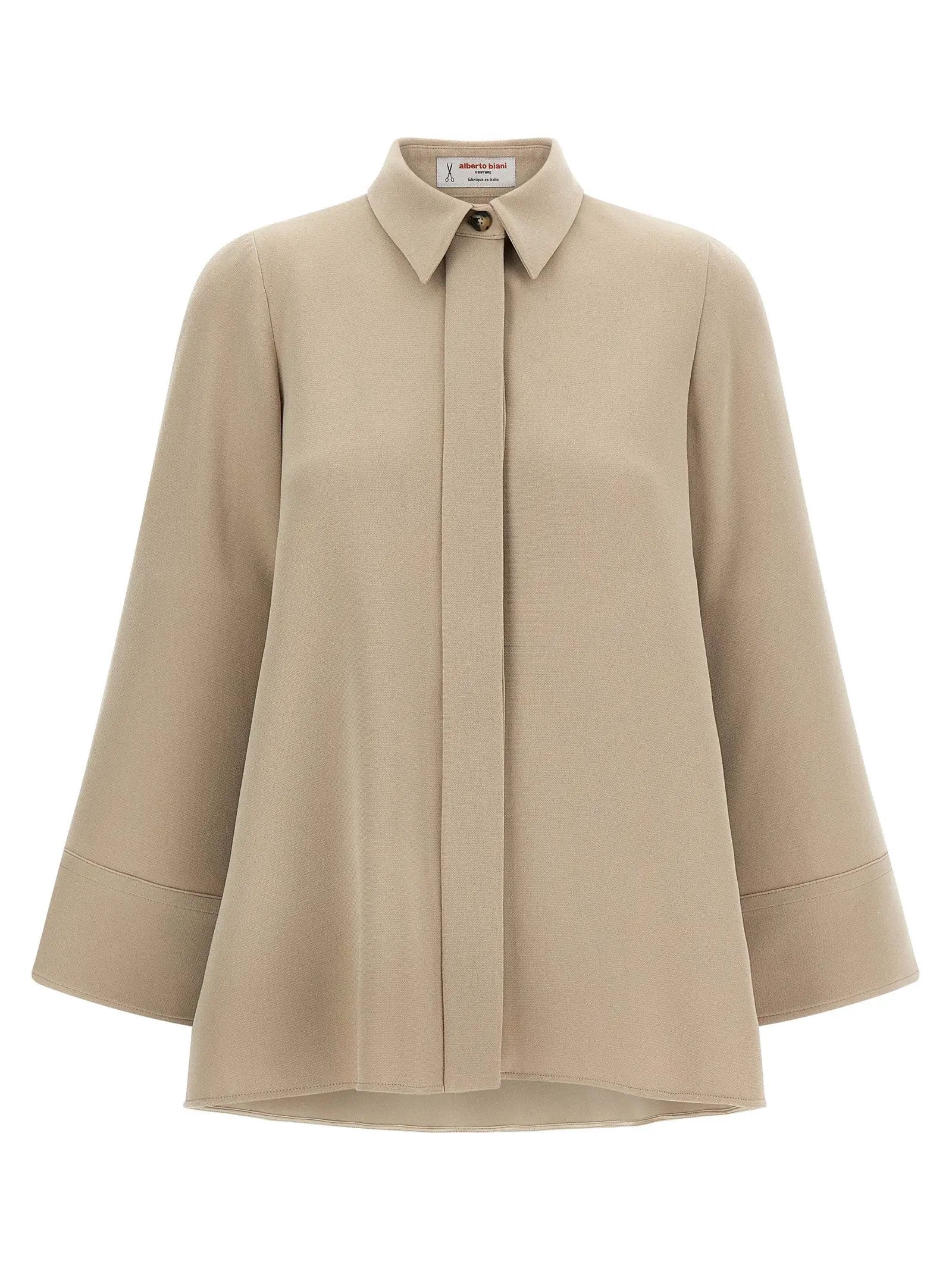 Alberto Biani Alberto Biani Beige Triacetate Blouse