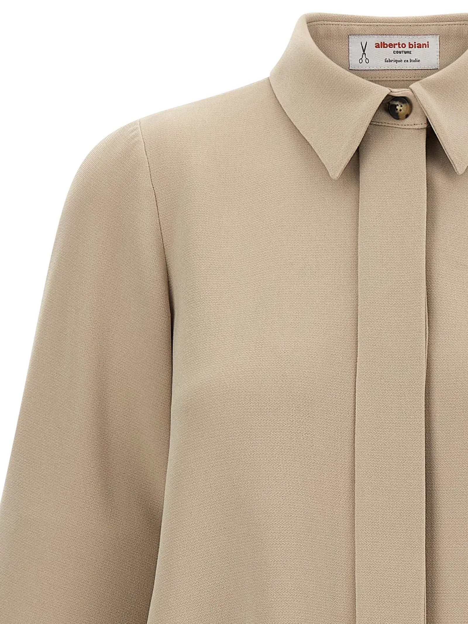 Alberto Biani Alberto Biani Beige Triacetate Blouse