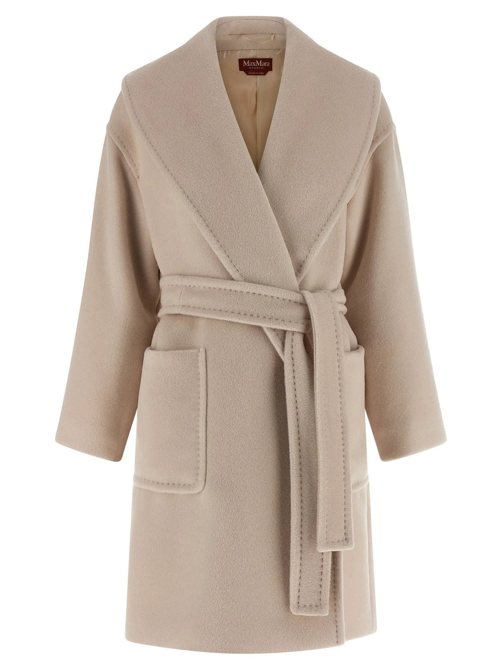 Max Mara Beige Wool Coat