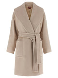 Max Mara Beige Wool Coat