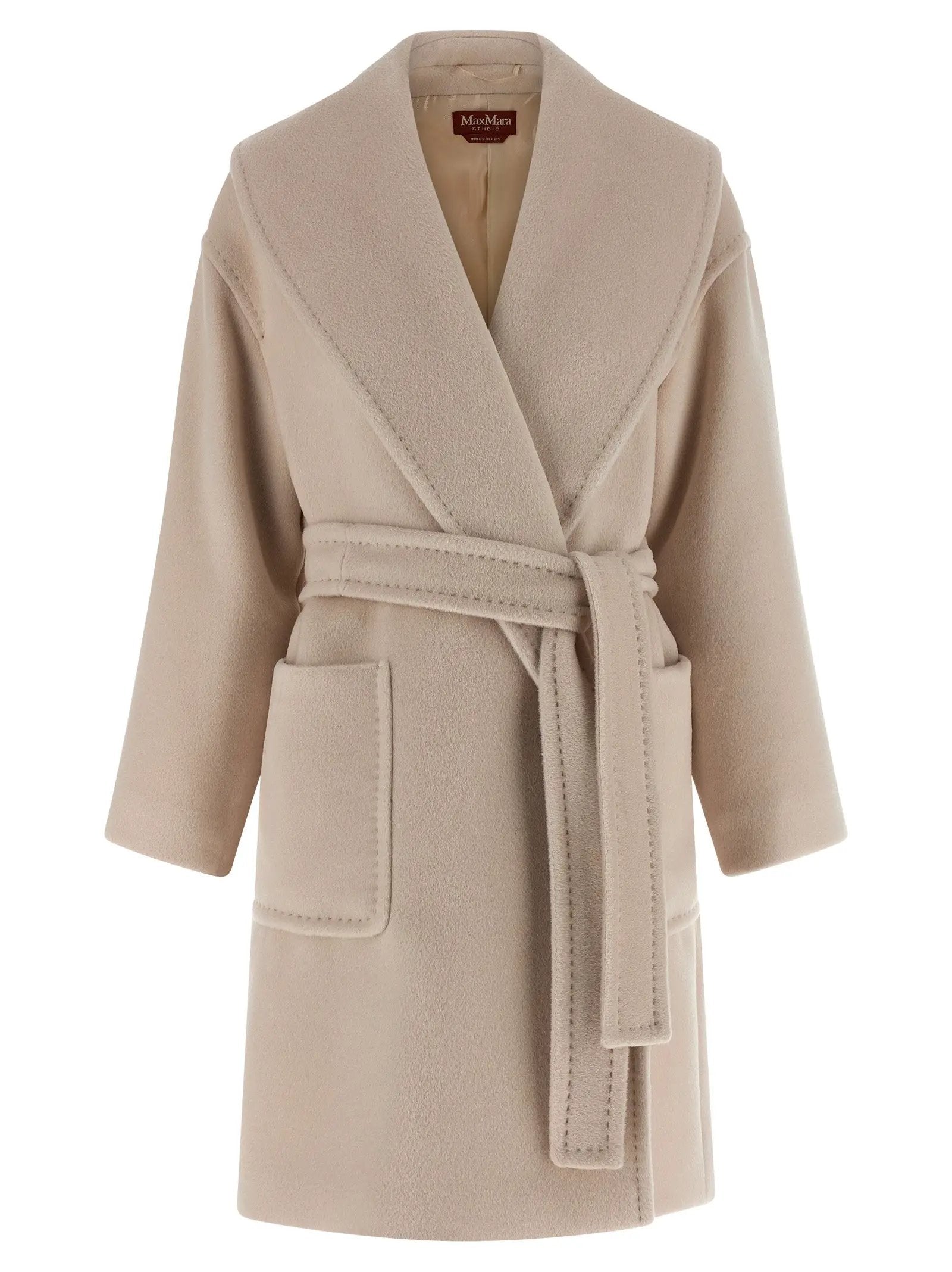 Max Mara Beige Wool Coat