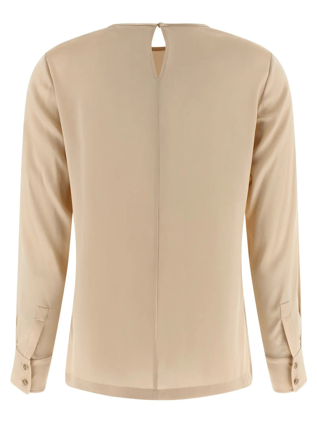 Max Mara Beige Silk Blouse