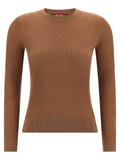 Max Mara Beige Silk Cardigan
