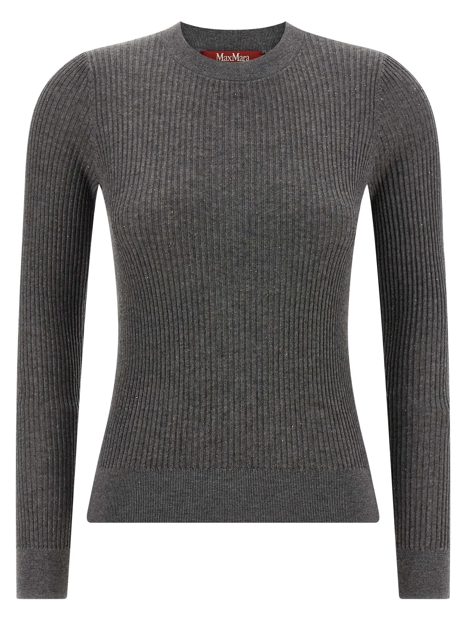 Max Mara Gray Silk Cardigan