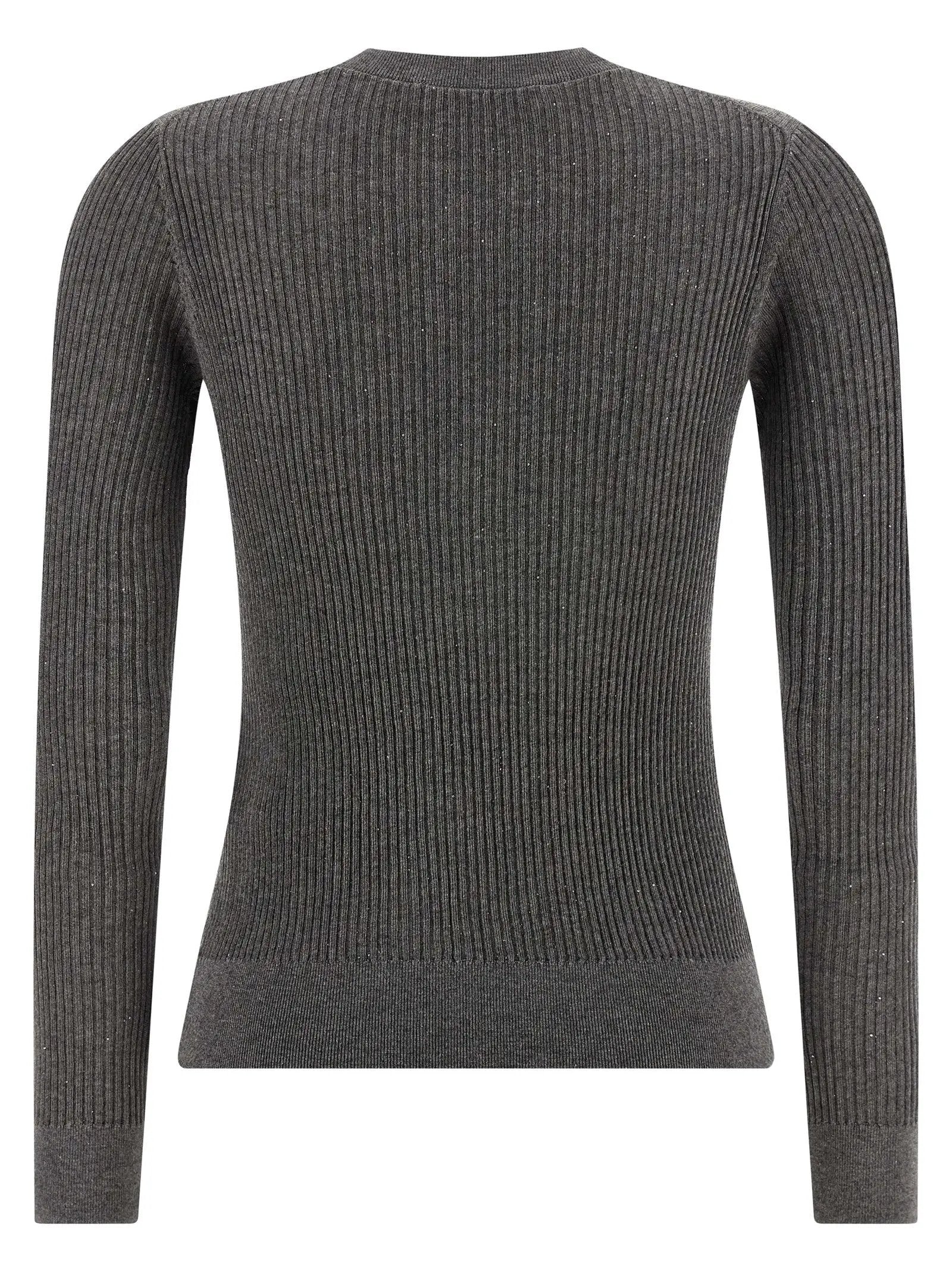 Max Mara Gray Silk Cardigan