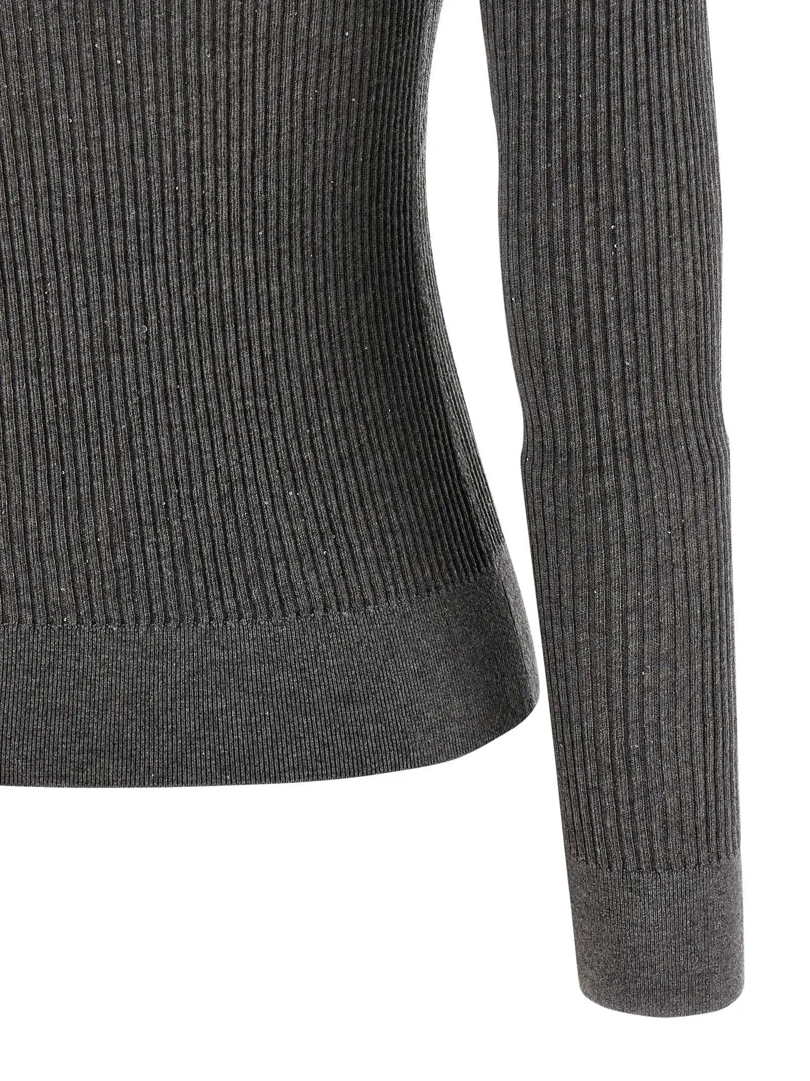 Max Mara Gray Silk Cardigan