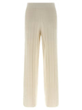 Max Mara White Cashmere Joggers (Workout Pants)