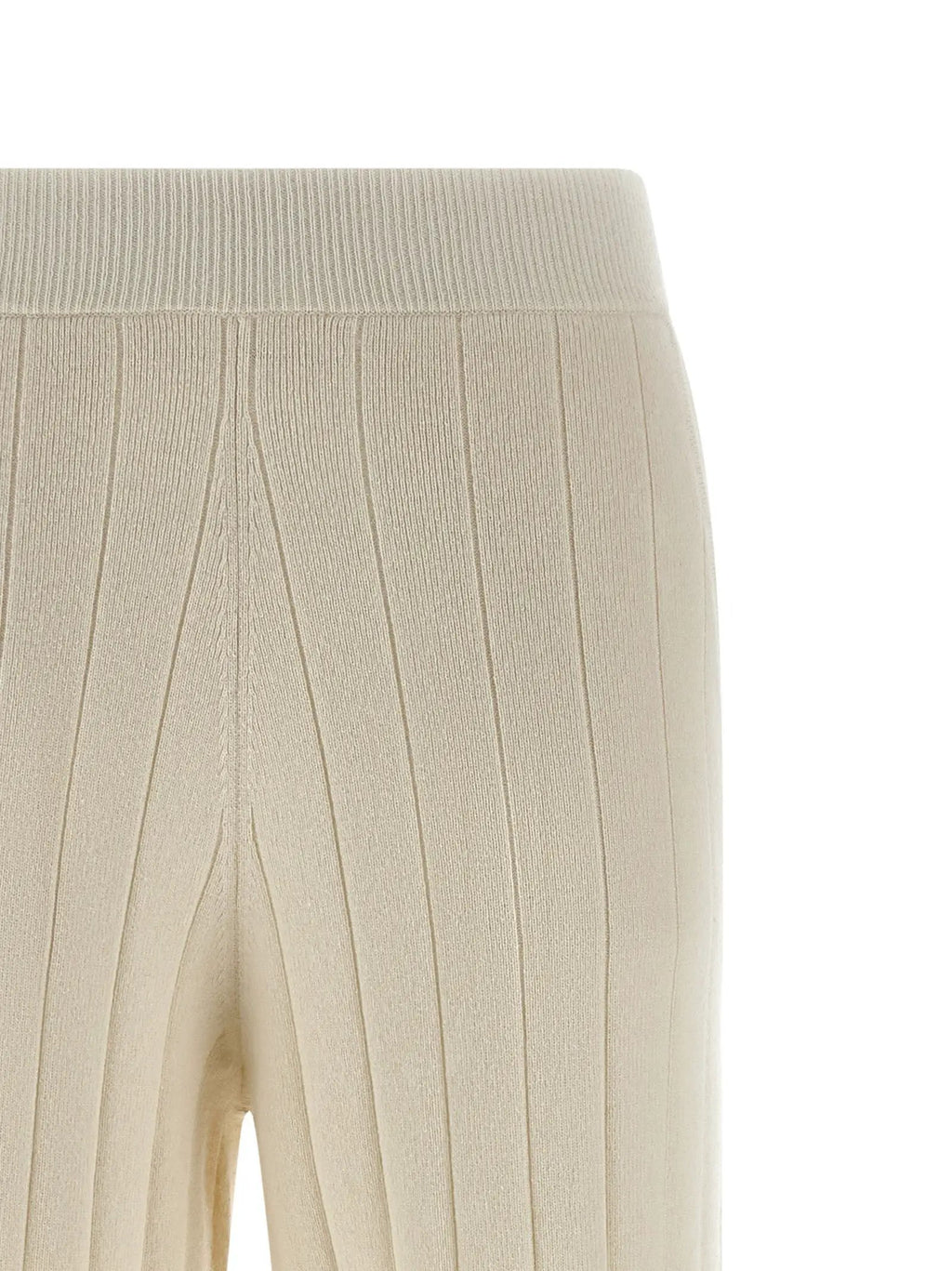 Max Mara White Cashmere Joggers (Workout Pants)