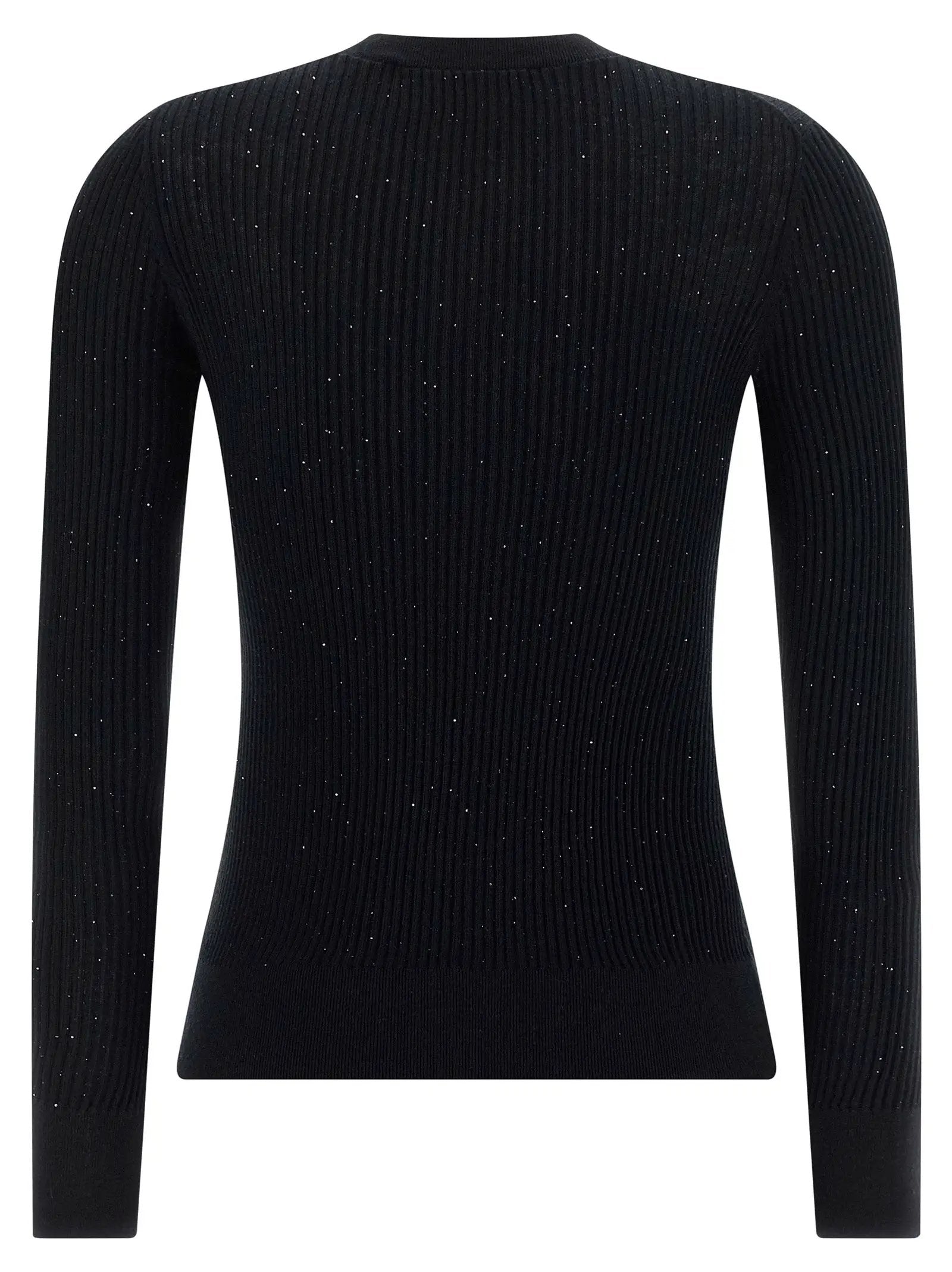 Max Mara Black Silk Cardigan