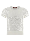 Max Mara White Virgin Wool Cardigan