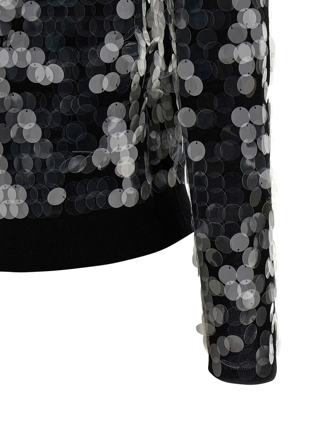 Max Mara Black Virgin Wool Cardigan